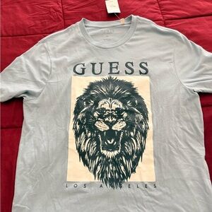 GUESS Men's Gray Graphic T-Shirt